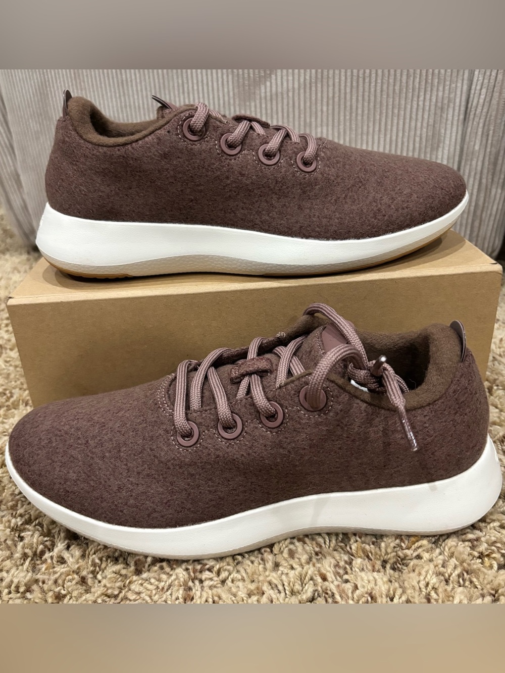Allbirds Women’s Wool Runner Mizzle Stormy Mauve Size 11 Sneakers